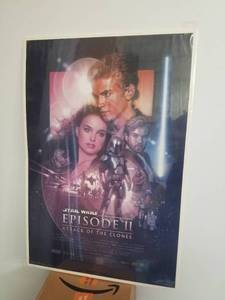 lot 183 image: Star Wars Episode II - Attack of the Clones - 24 x 36 poster - on foam backing