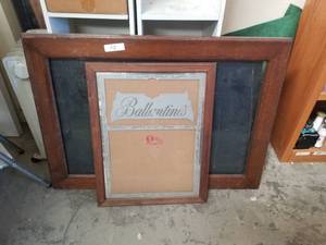 lot 234 image: Wooden frames with glass