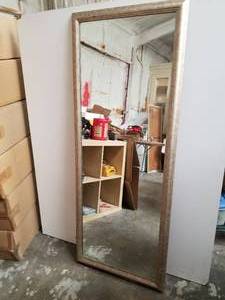 lot 256 image: Tall mirror -  24 by 60
