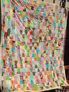lot 117 image: Handmade bowtie quilts