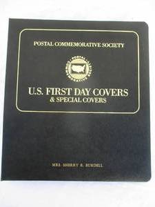 lot 21 image: 24-Of 1992 And 1993 Postal Commemorative Society First Day Covers Stamps  In Collectors Book