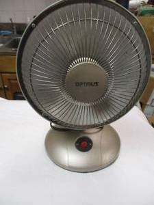 lot 93 image: OPTIMUS Model H-4110, 9 Dish, 110-V Electric Radiant Heater With Tip-Over Switch-Works