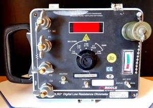 lot 30 image: Biddle DLRO 247100 Digital Low Resistance Ohmmeter $$$