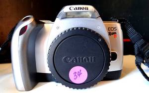 lot 34 image: Canon EOS Rebel Ti 35mm SLR Film Camera Body Only