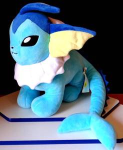 lot 43 image: BIG $$$ ITEM - RARE VAPOREON BUILD A BEAR - CHECK COMPS