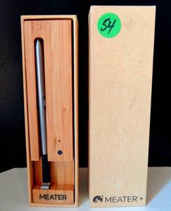 lot 54 image: Apption Labs Meater  165ft wireless Range Meat Thermometer OSC-MT-MP01 $$$