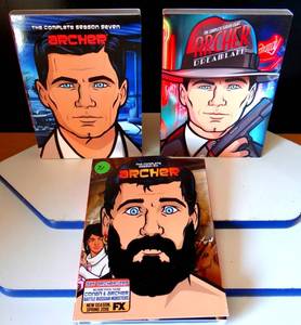 lot 71 image: Archer The Complete Season Six, Seven, & Eight DVD Collection