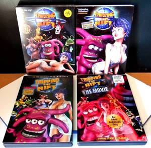 lot 73 image: TRIPPING THE RIFT - COMPLETE SEASON 1-4 DVD COLLECTION
