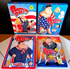 lot 75 image: American Dad Complete Season 1-4 (DVD, 12-Disc Set)