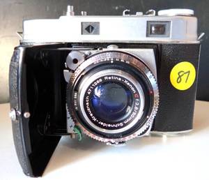 lot 87 image: VINTAGE Kodak Retina II - 35mm Rangefinder Film Camera w Schneider Xenon 50m Lens $$$