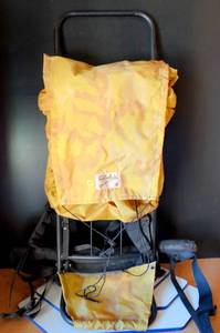 lot 104 image: CABELA EXTERNAL FRAME BACKPACK AS SHOWN