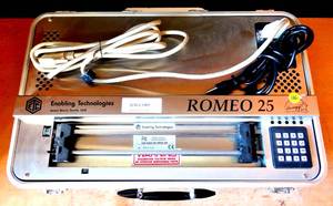 lot 106 image: Enabling Technologies ROMEO 25 Braille Printer Embosser $$$