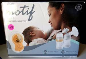 lot 109 image: Motif Duo Double Electric Breast Pump 10 Suction setting - SEALEDNEW IN BOX $$