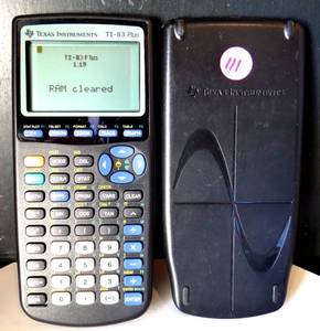 lot 111 image: Texas Instruments TI-83 Plus Graphing Calculator $$