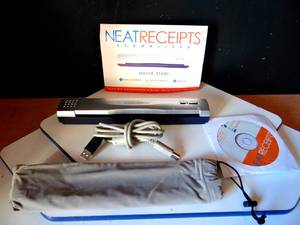 lot 141 image: Neat Receipts Scanalizer Handheld Portable Scanner