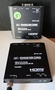 lot 187 image: SCP HDbaseT Lite Extender wBi-Directional IR & RS-232 (x2)