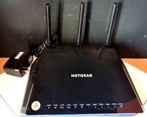 lot 208 image: Netgear R6400 AC1750 Smart Wi-Fi Router (R6400-100NAS) Black $$$