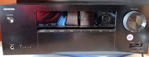 lot 215 image: Onkyo TX-SR373 5.2 Channel Bluetooth AV Receiver - Black