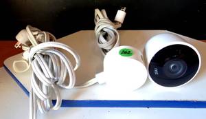 lot 262 image: NEST CAM OUTDOOR CAMERA - MODEL A0033 WITH POWER SUPPLY $$$