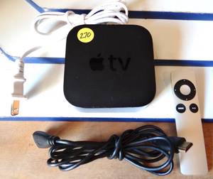 lot 270 image: Apple TV HD  A1625  32GB Media Streamer MHY93LLA, LATEST GENERATION REMOTE $$$