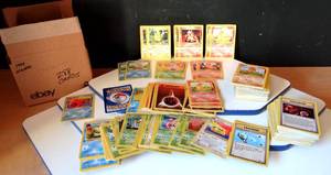 lot 278 image: AMAZING FIND - POKEMON 1999 THE WIZARDS - LARGE LOT OF 288 CARDS INCLUDING PIKACHU $$$$