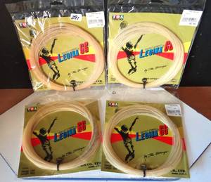 lot 291 image: NEWSEALED - LEOINA 66 Racket Strings (4X$)