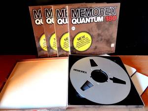 lot 294 image: NEWSEALED - MEMOREX Quantum 180 Reel Tape 192 min 7 12 IPS 1.0 mil x 3600 feet (5X$)