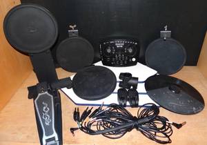 lot 298 image: BIG $$$ ITEM - Simmons SD7K Digital Drum Set As Shown
