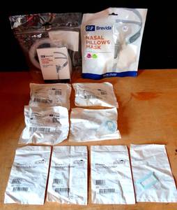 lot 302 image: LOT OF NEW F&P BREVIDA CPAP PRODUCTS AS SHOWN - SEE PICS FOR PART NUMBERS $$