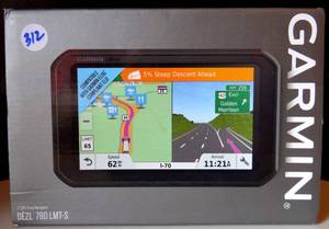lot 312 image: BIG $$$ ITEM - Garmin DEZL 780 LMT-S 7 Screen Truck GPS Navigator - CHECK COMPS