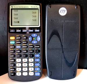lot 339 image: TEXAS INSTRUMENTS TI-83 GRAPHING CALCULATOR - FULLY OPERATIONAL $$