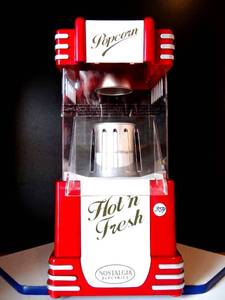 lot 359 image: LIKE NEW - Nostalgia Electrics Hot Air Retro Series Popcorn Popper Rhp 625