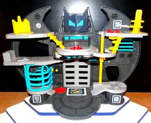 lot 373 image: 2013 Batman Batcave Play Set Mattel Fisher Price ImagiNext - $$