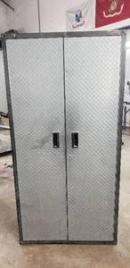 lot 37 image: Gladiator Garage Cabinet with Key 36L x 18W x 72H