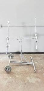 lot 41 image: Rolling Panel Tree Paint Stand