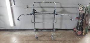 lot 42 image: Rolling AutoBody Panel Paint Stand