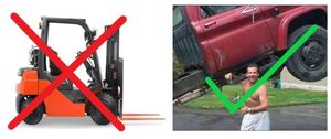 lot 7 image: Forklift Assistance Not Available Bring A Friend To Help Load