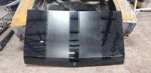 lot 67 image: 1971 Chevrolet Chevelle Trunk Lid - Black with Matte Black Racing Stripes