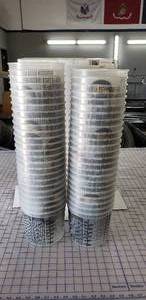 lot 110 image: Lot of 49 Keystone Automotive 2.5 Quart Mixing Cups No. 980E