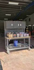 lot 125 image: Rolling Work Bench - Contents NOT Included