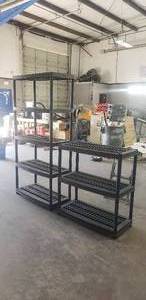 lot 182 image: Lot of 2 Plastic Shelves