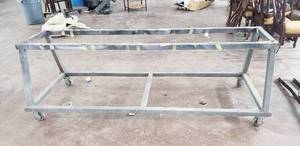 lot 201 image: Heavy Duty Steel Rolling Work Stand