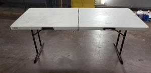 lot 211 image: 6 Lifetime Folding Table