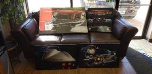 lot 215 image: Lot of 4 Car Wall Dcor Prints