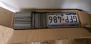 lot 244 image: Lot of Over 200 License Plates