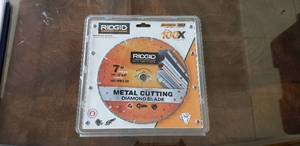 lot 285 image: Ridgid 7 Metal Cutting Diamond Blade