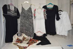 lot 224 image: Womens Clothes  Size L - Tops and Sweaters