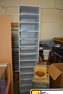 lot 192 image: Slotted Wooden Cabinet