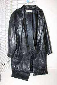 lot 2 image: Womens Leather Jacket by Andrew Marc