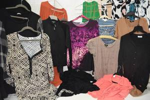 lot 317 image: Womens Clothes size XL - Dresses, tops and cardigans